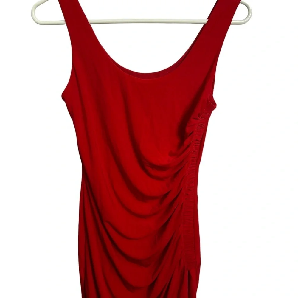 NWT Joseph Ribkoff Modele Lipstick Red Sexy Bodycon Dress Stretchy Siz 4